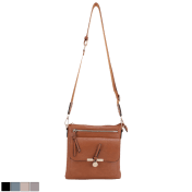 Donna & Becky Esther Double Zip Front Pocket Crossbody