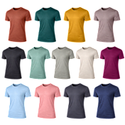 6-Pack: GBH Assorted Men's Short Sleeve Fashion Stretch Rayon Tees