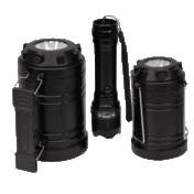 Securebrite 3-Piece COB LED Lantern and Work Light Bundle