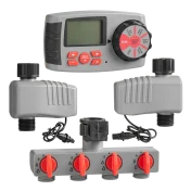 Temporizador digital de agua de 4 zonas Rain Wave