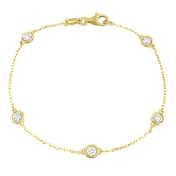 The Lab-Grown Diamond Station Bracelet