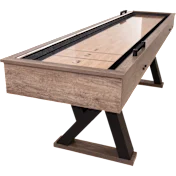 The Lighted-Rail Shuffleboard That Also Bowls