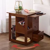 The Rotating Organized End Table