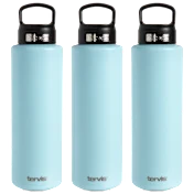 3-Pack: Tervis 40oz Stainless Steel Triple Walled Insulated Tumblers