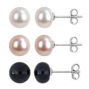 The Cultured Pearl Stud Earrings
