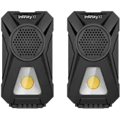 Paquete de 2: Bocinas/Lámparas de Trabajo LED Recargables con Bluetooth Infin...