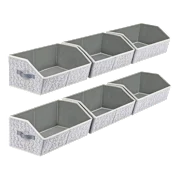 6-Pack: Cheer Collection Wide Storage Bins