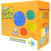 8-Pack: Scrub Daddy Scratch-Free Multipurpose Dish Sponge