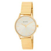 BCBG Women's Round 34mm Horizontal Link Watch