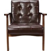 The Wood-Framed Mid-Century Armchair