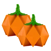 2-Pack: National Tree Company  Polyresin Origami Pumpkin