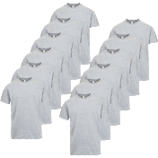 12-Pack: GBH Men's Premium Heavyweight Crew Neck Short Sleeve Tee
