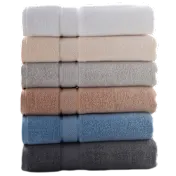 Kathy Ireland 4-Piece Zero Twist Cotton Plush 35"x65" Bath Sheet Towel Set