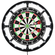 The LED and Blacklight Dartboard Set