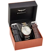 Juego de Reloj Gianello Virtus con 3 Correas Intercambiables