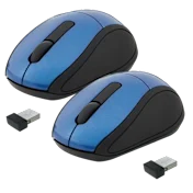 2-Pack: Verbatim Wireless Mini Travel Optical Mouse