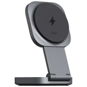 Aukey Magfusion Qi2 Cargador Plegable 2 en 1
