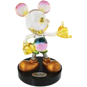 Enesco Grand Jester Clear Rainbow Mickey