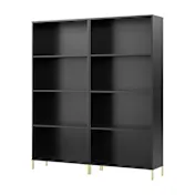 2-Pack: Soho 4 Shelf Bookcase