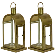 2-Pack: National Tree Company 16" Small Arched Candle Lanterns