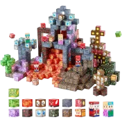 VEVOR Kids 150-Piece Montessori Magnetic Blocks Dark Castle Building Set