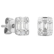 Donatello Gian Sterling Silver Crystal Earrings
