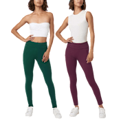 2-Pack: HUE Cotton Tech Pocket Leggings