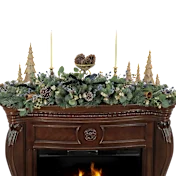 National Tree Company 60" Swiss Chic Swag