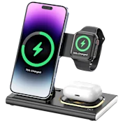 Gabba Goods 3-in-1 Foldable Wireless Charging Stand