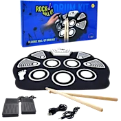 The Roll-Up Electronic Drum Set
