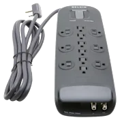 Belkin 8' 12-Outlet Surge Protector with Power Cord & Cable/Satellite Protection