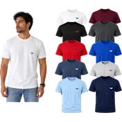 5-Pack: Pacific Eagle Men's Short Sleeve Crew Neck T-Shirts