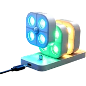 3-Pack: Hakol Rechargeable LED Puck Lights with Motion Sensor, Remote & Timer