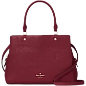 Kate Spade New York Leila Pebbled Leather Medium Triple Compartment Satchel