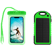 Ciana 5000 mAh Waterproof Solar Charging Phone Case