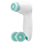 Conair True Glow Facial Cleansing Brush with 3 Brush Heads