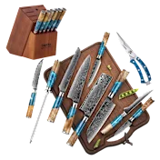 Seido Knives Executive 16-Piece Knife Block Set