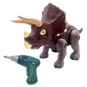 Smithsonian de Odyssey Toys Triceratops Dino Robot Kit Interactivo de Constru...