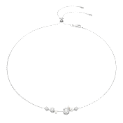 The Swarovski Pearl And Crystal Cluster Necklace