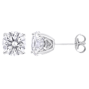 The White Sapphire Stud Earrings