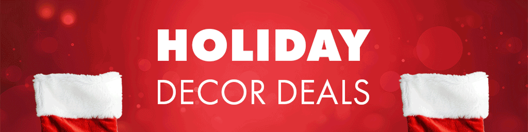 Holiday Decor Deals banner