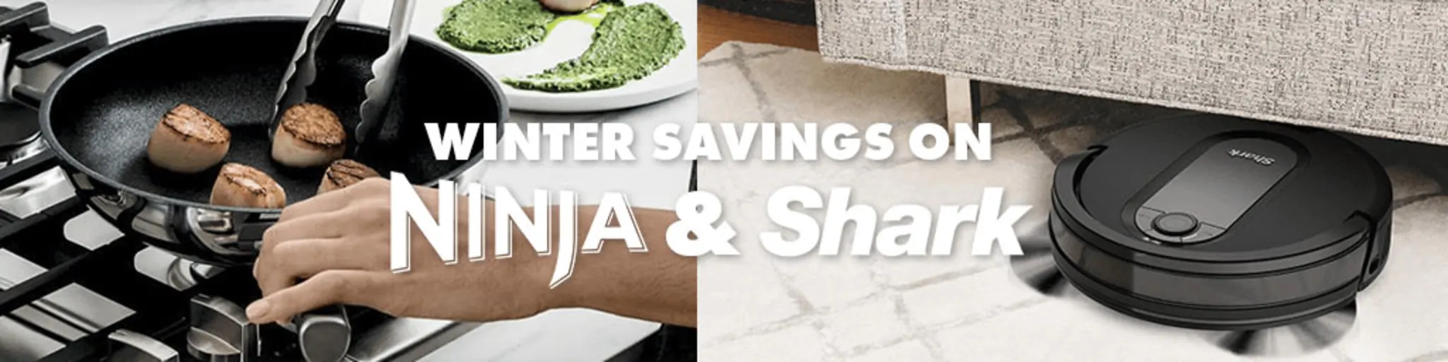 Winter Savings on Ninja Kitchen and Shark Floor Care banner