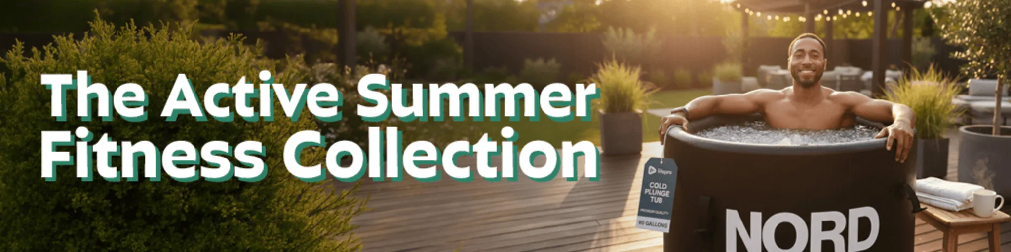 The Active Summer Fitness Collection banner