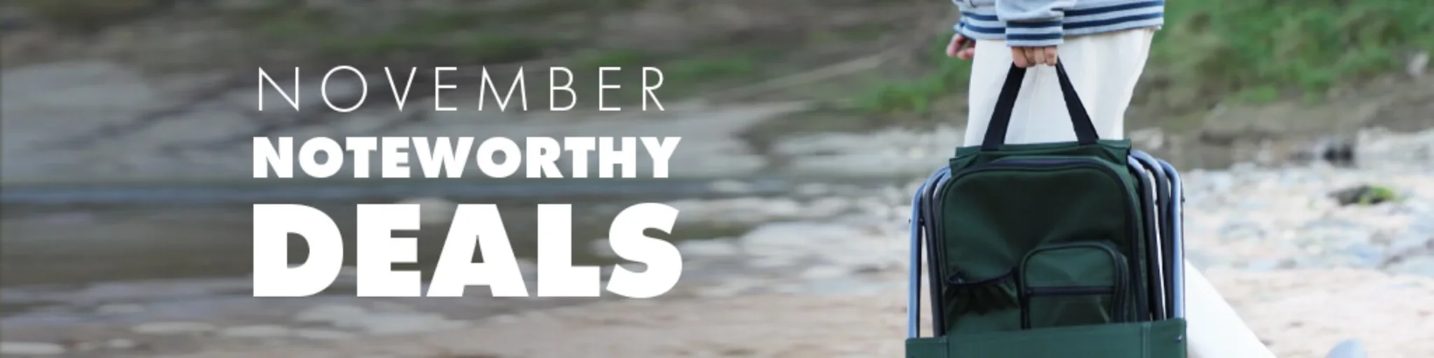 November Noteworthy Deals banner