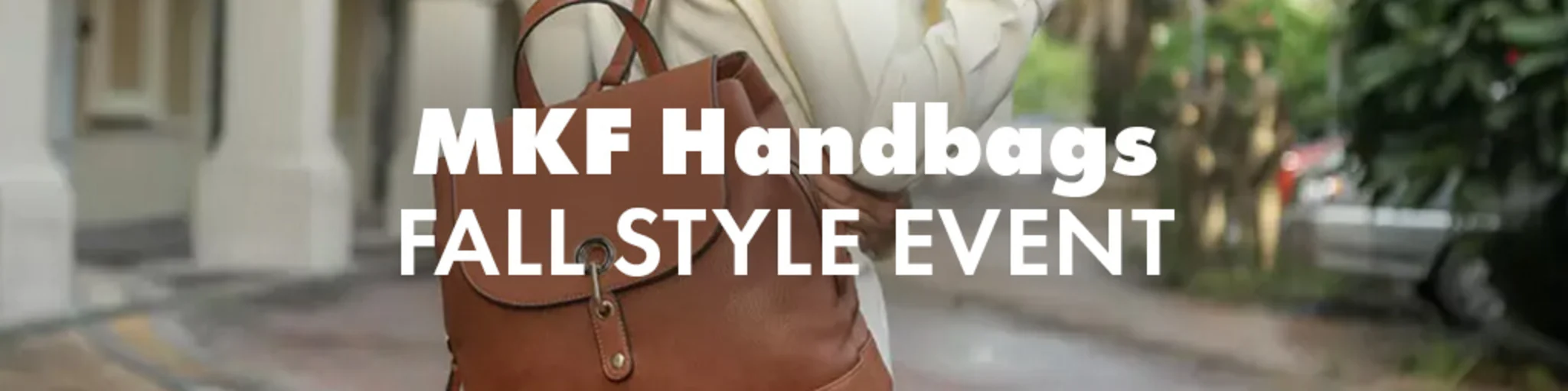 MKF Collection by Mia K Handbags Fall Style Event banner