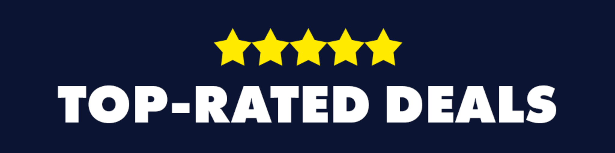 Top-Rated Deals banner