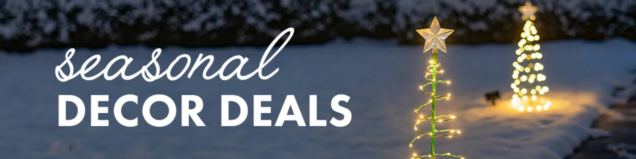 Seasonal Decor Deals banner