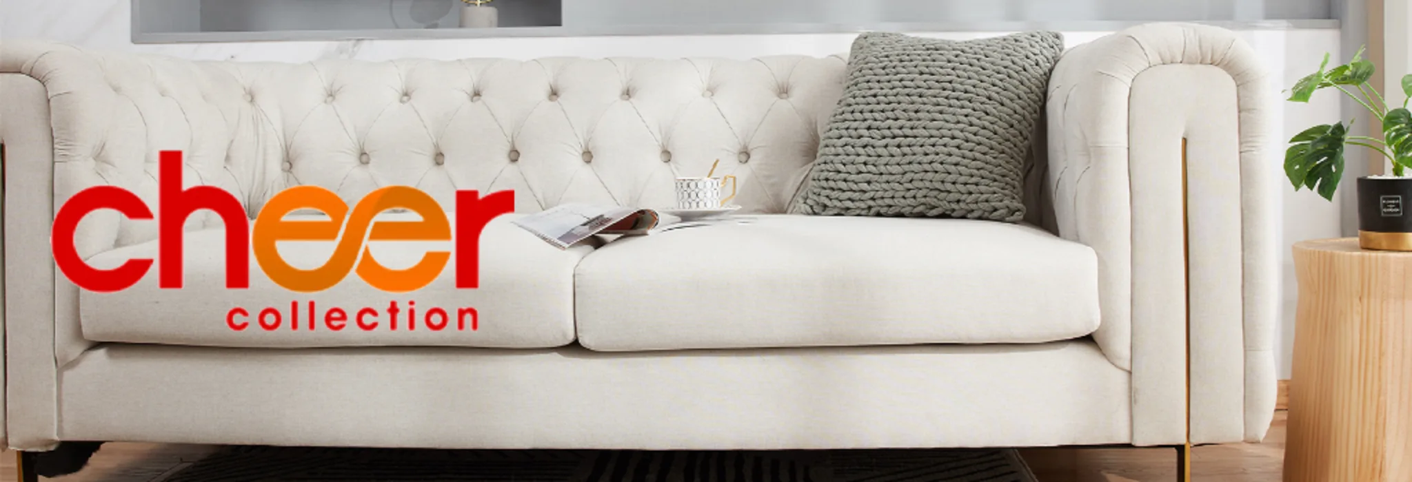 Plush Throws and Pillows by Cheer Collection banner