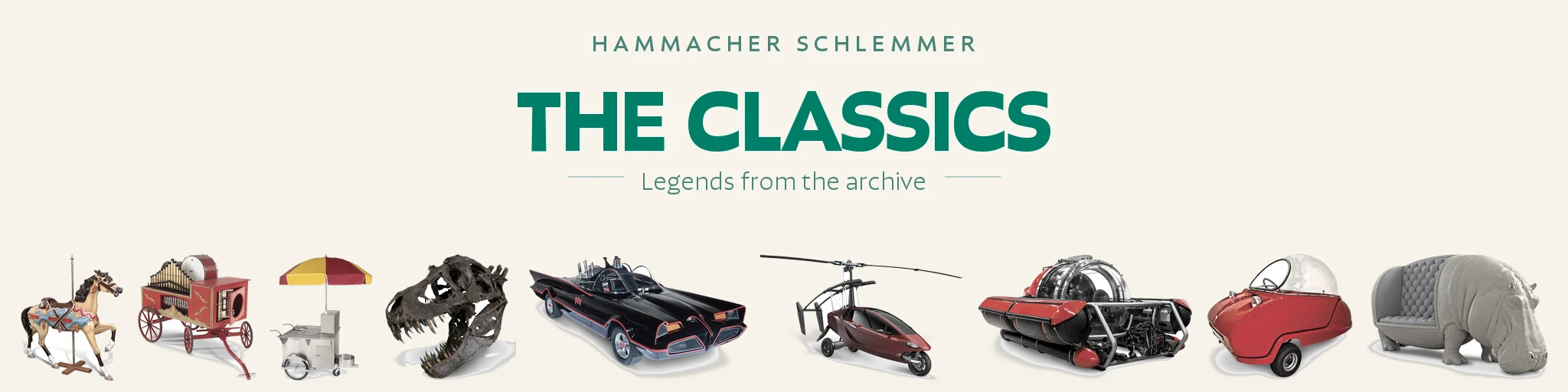Hammacher Schlemmer Classics banner