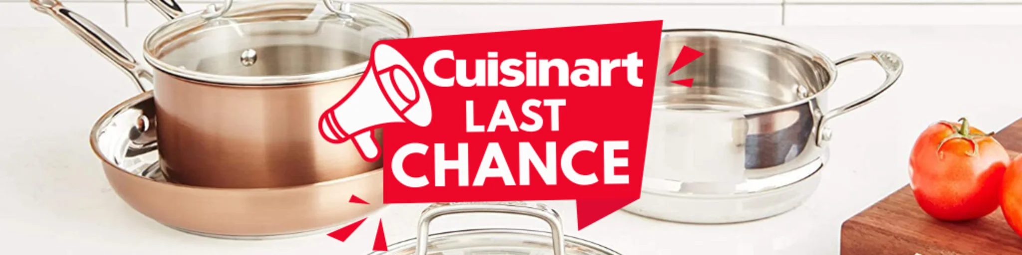 Cuisinart Last Chance Sale banner